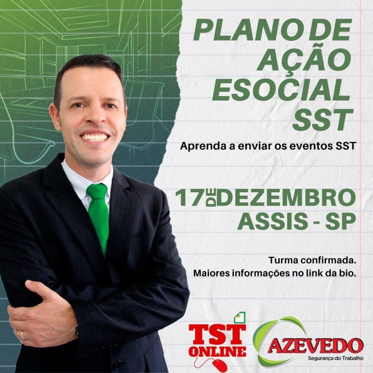 Arquivos Curso ESocial Eventos SST Professor Azevedo
